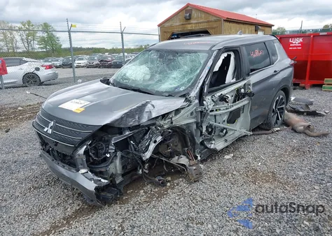 2022 Mitsubishi Outlander Black Edition S-Awc/Se 2.5 S-Awc/Se Launch Edition S-Awc z USA, uszkodzony, nr VIN JA4J4UA82NZ024155